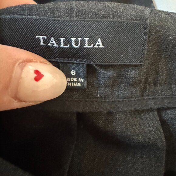 Talula Grey Pleated Mini Skirt - Size 6 - Picture 3 of 5